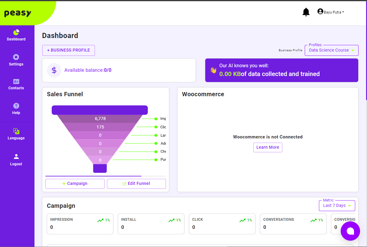 Peasy Marketing screenshot