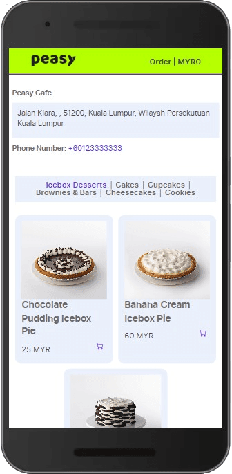 Peasy Shop screenshot