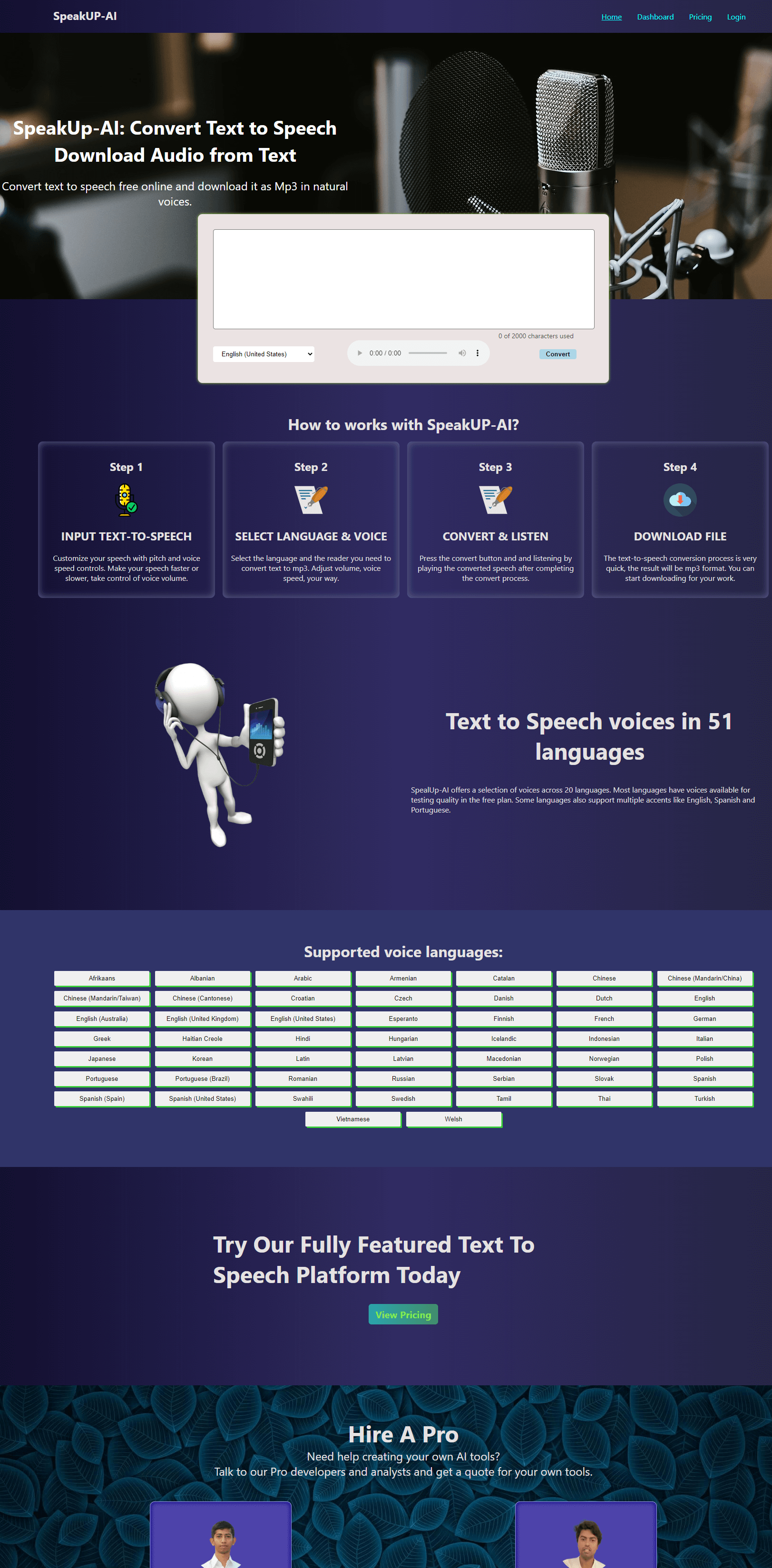 SpeakUP AI project screenshot